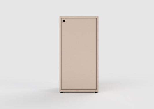 370mm wide cabinet - fits seamlessly to all other Cycab® cabinets. FIts hand luggage, tennis or padel rackets, add  shelves to storage shoes, helmets, handbags etc