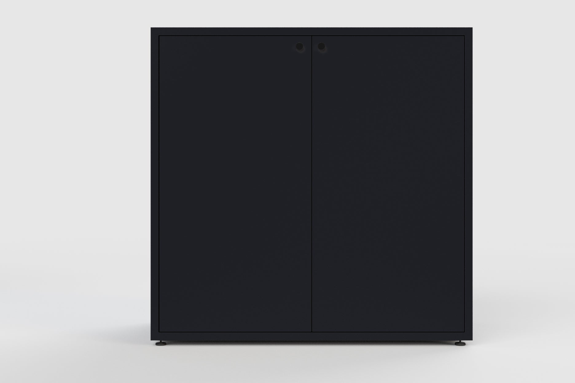 Blue storage cupboard